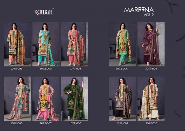Romani Mareena Vol 9 Cotton Designer Dress Material Collection